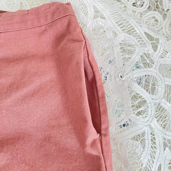 Oak + Fort Dusty Rose Cropped Trousers - M - Picture 4 of 10